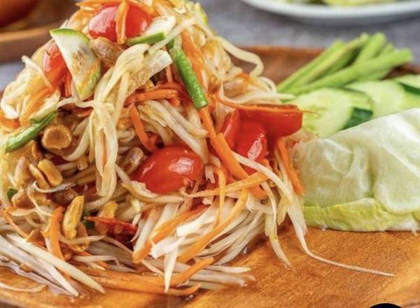 Papaya Salad W/ Salted Eggs