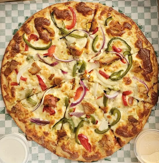 Garlic Chicken Pizza
