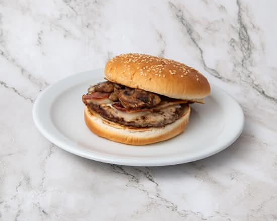 Mushroom Swiss and Bacon