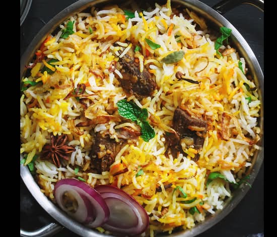 Mutton Ghee Roast Biryani - Buy 1 Get 1