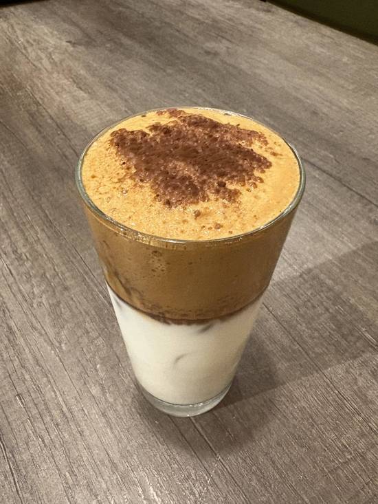 Coconut milk ice coffee ( cà phê sữa cốt dừa)