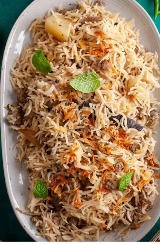 Vegetable biryani