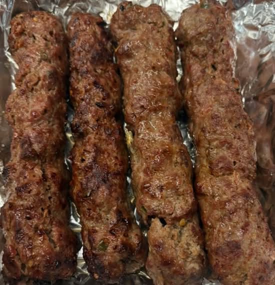 Beef seekh kabab. 3 PCs