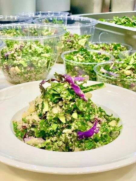 Summer Kale and Quinoa