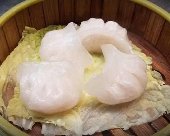 #3 Har Gau Dim Sum aux Crevettes a la Vapeur/ Steamed Shrimp Dim Sum