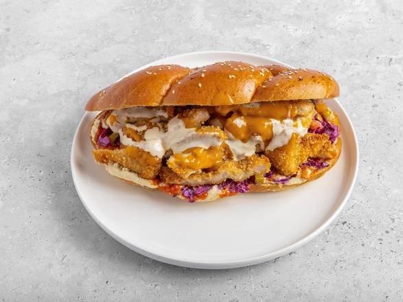 Asian Schnitzel Sandwich