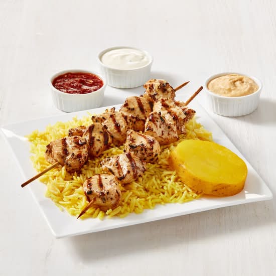 Souvlaki On the Rice