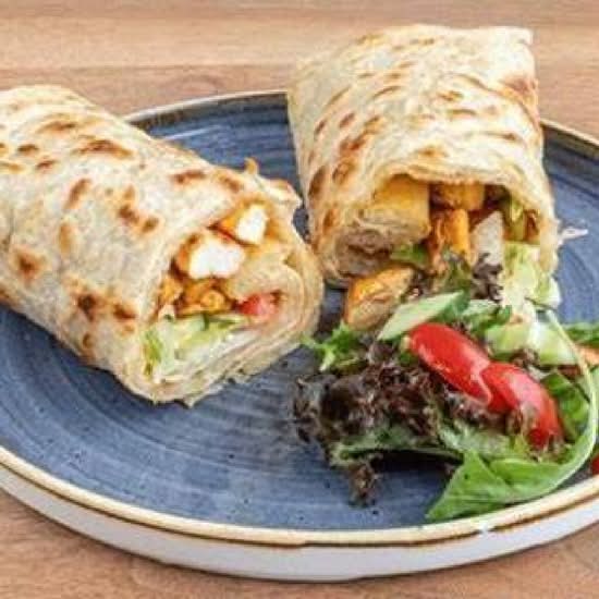 WRAP-MSEMEN OMELETTE AU POULET