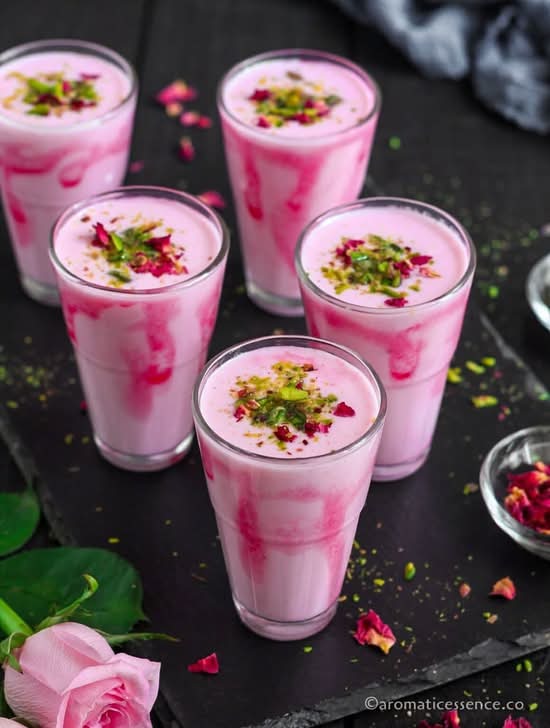 Rose lassi