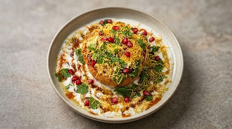 Bun Tikki Chaat
