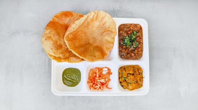 Chole Puri with Aloo Sabzi