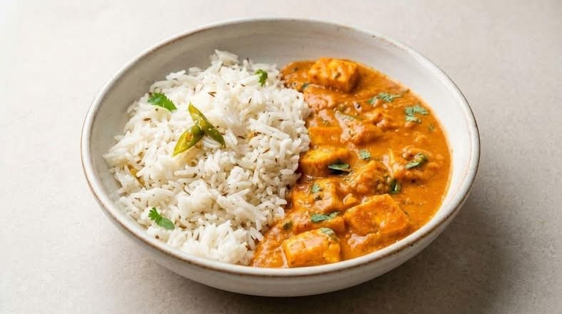 Shahi Paneer Rice Bowl