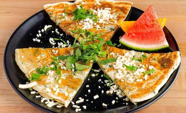 Crêpe aux épinards et cheddar / Spinach and Cheddar Crepe