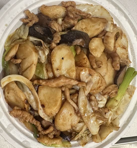 Shanghai Style Fried Rice Cake