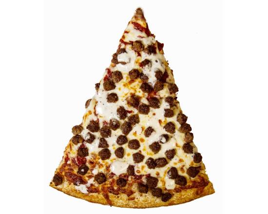One Beef Pizza Slice