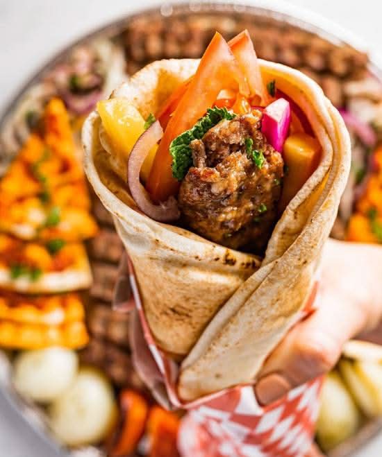 Iraqi Kabab Sandwich