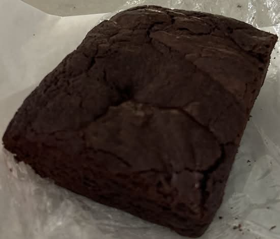Homemade Triple Chocolate Brownie