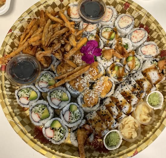 Small Maki Party Tray  (Total 38 pcs)