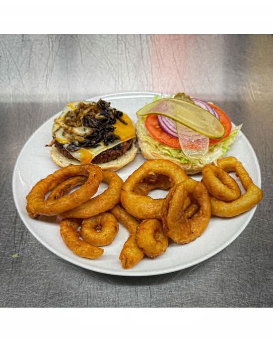 Mushroom Cheese Burger