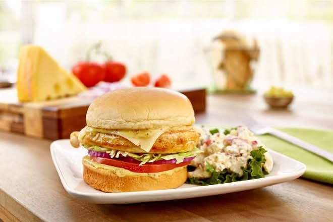 Honey Mustard Grilled Chicken Sandwich