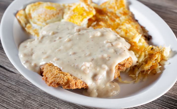 Country Fried Steak & Eggs