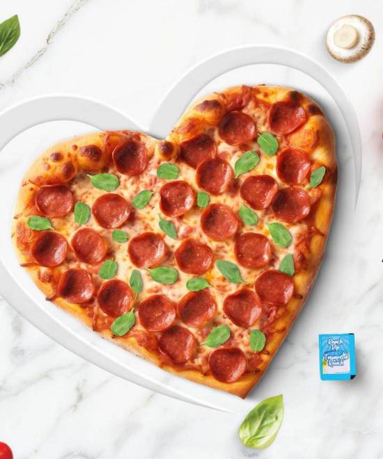Heart Shaped Pizza Special