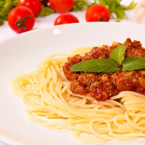 Spaghetti à la bolognaise / Bolognese Spaghetti