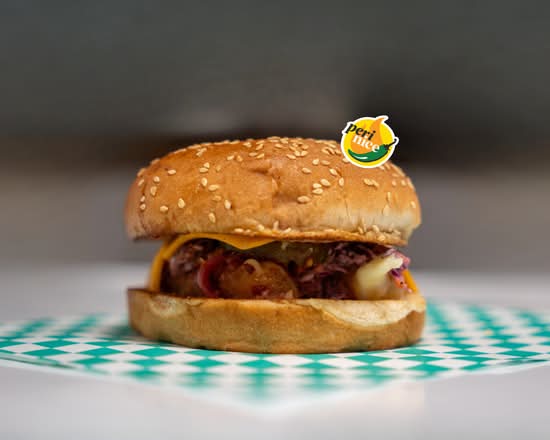 Peri Nice Cheese Tease (Mozzarella Stick Sandwich) - peri peri sauce