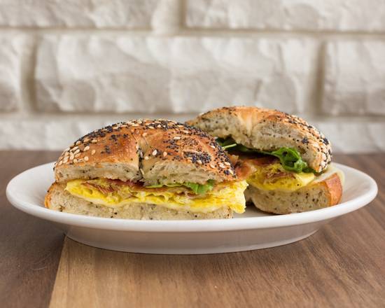 Breakfast Sandwich with Egg and Cheese