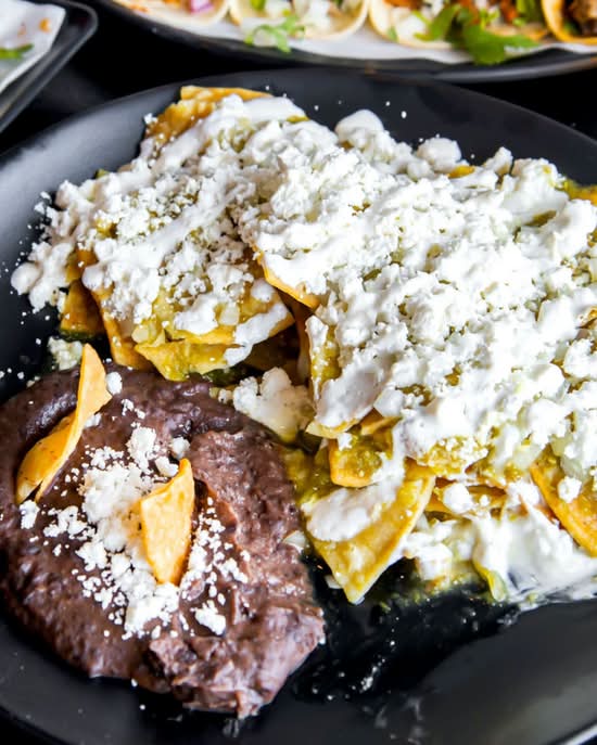 Custom Green Chilaquiles