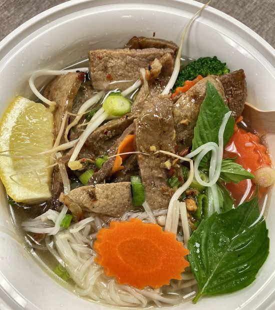55 B. Grilled Beef in Rice Noodles Soup
