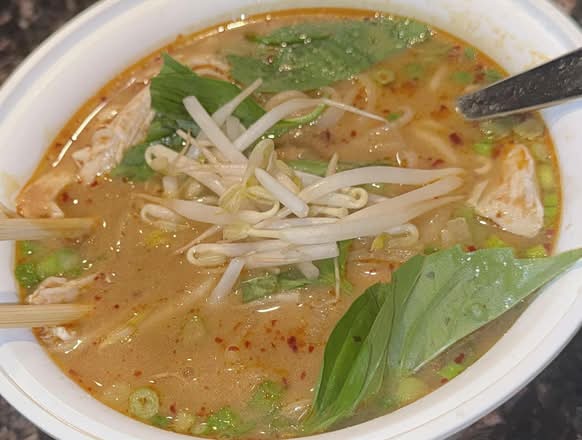 54.  Sate  Peanut Chicken Noodle Soup