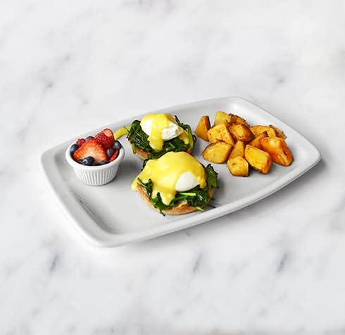 Garden Florentine benedict