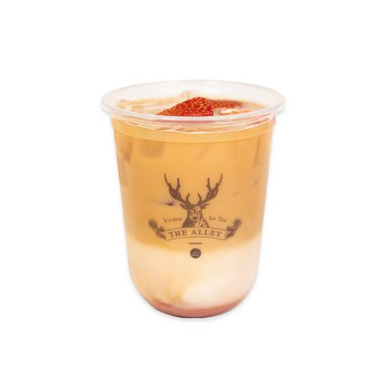 Strawberry Rose Latte