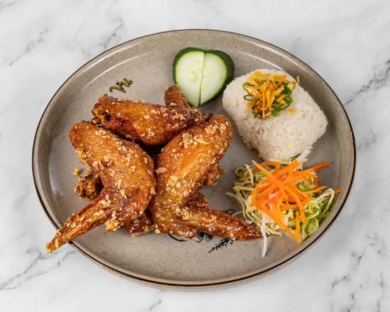 10. Fish Sauce Fried Chicken Wings with Sticky Rice