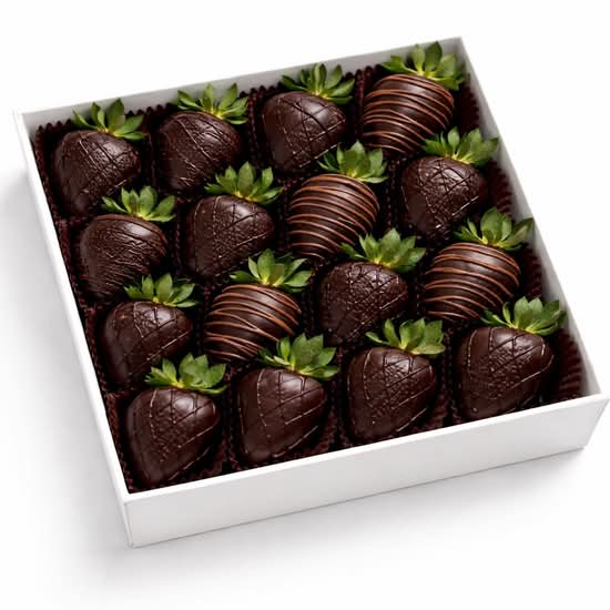 Dark Chocolate Strawberries