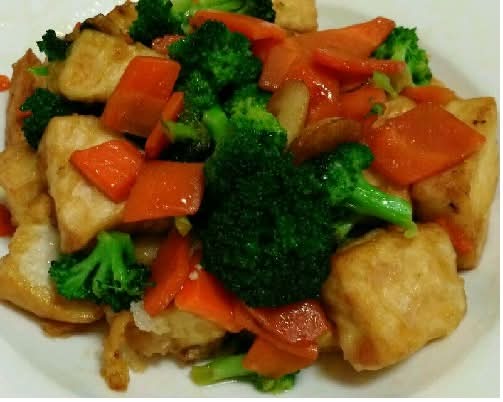 Deep Fried Tofu Mix Veg