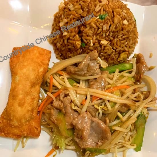 L2 Beef Chop Suey W/Rice / Roll