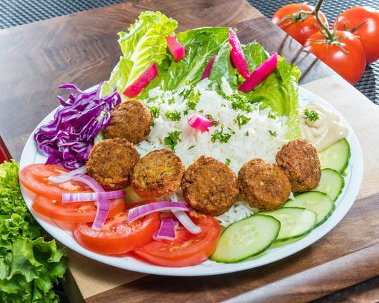 Vegetarian Falafel Platter