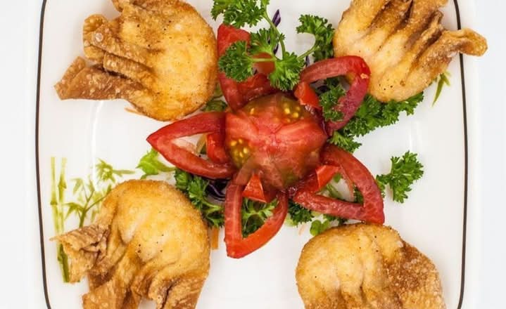 Wonton frit aux crevettes / Fried Shrimp Wonton (5)