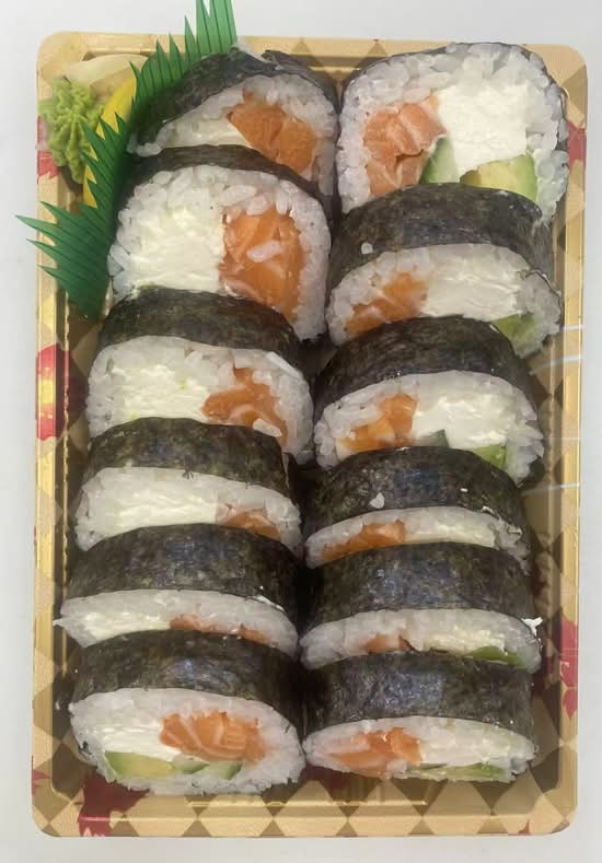 Salmon and Cream Cheese Rolls 12pcs