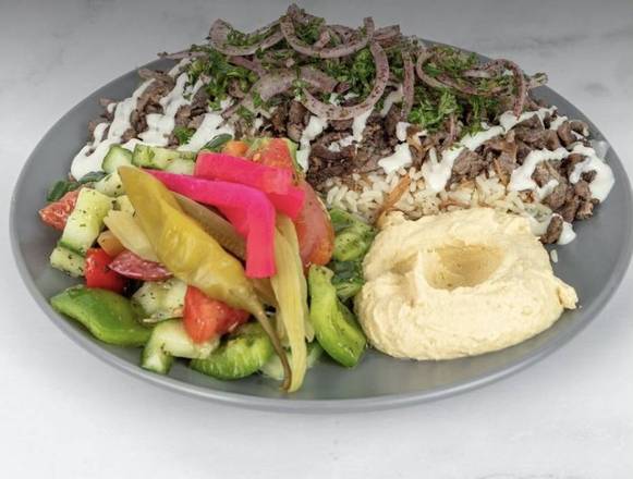Beef Shawarma Plate (Gluten-Friendly)