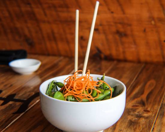 Bol d'edamames au kimchi / Bowl of Edamame with Kimchi