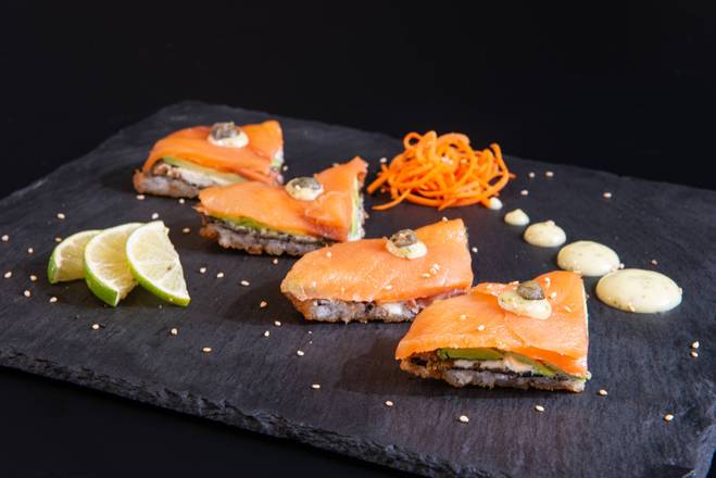 Sushi Pizza | Saumon Fumé Maison / Homemade Smoked Salmon