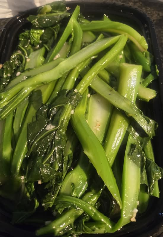 Chinese broccoli with garlic sauce
