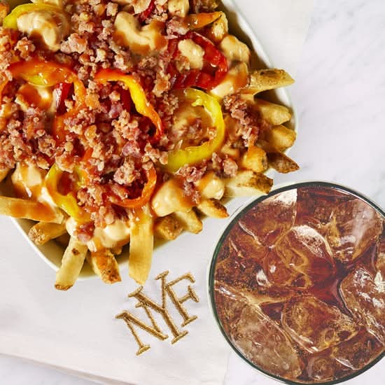 Flamin' Bacon Fries & Pepsi