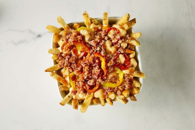 Flamin' Bacon Fries Kit (deconstructed)