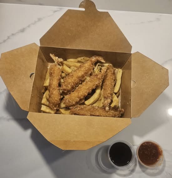 Shrimp Tempura and Fries