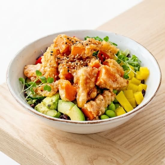 Bol poké végé-patate douce / Sweet Potato-Veggie Poke Bowl