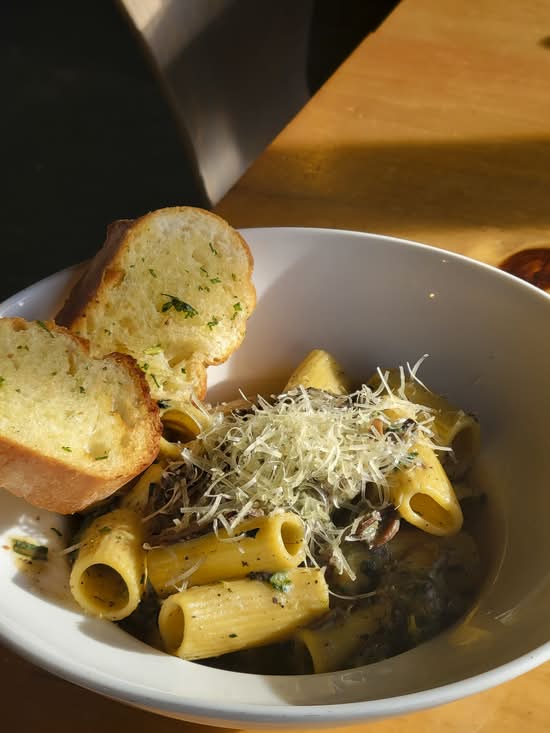 Truffled Mushroom Blue Cheese Rigatoni